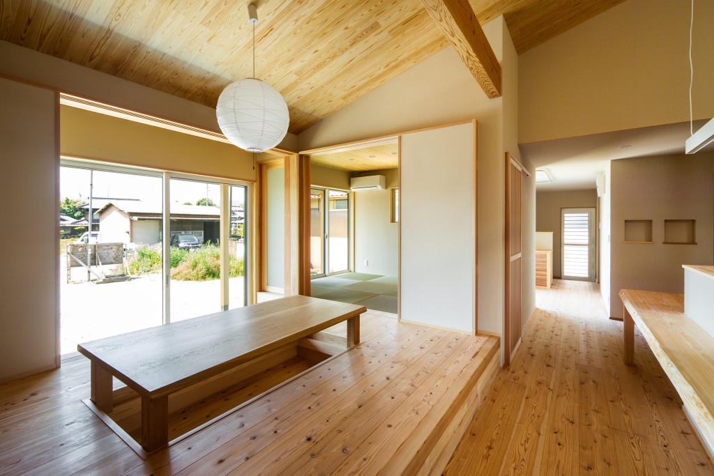 スキップフロアのある家