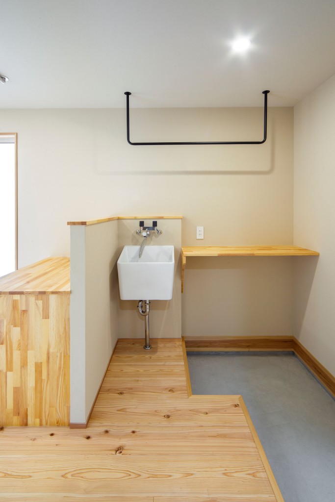 スキップフロアのある家