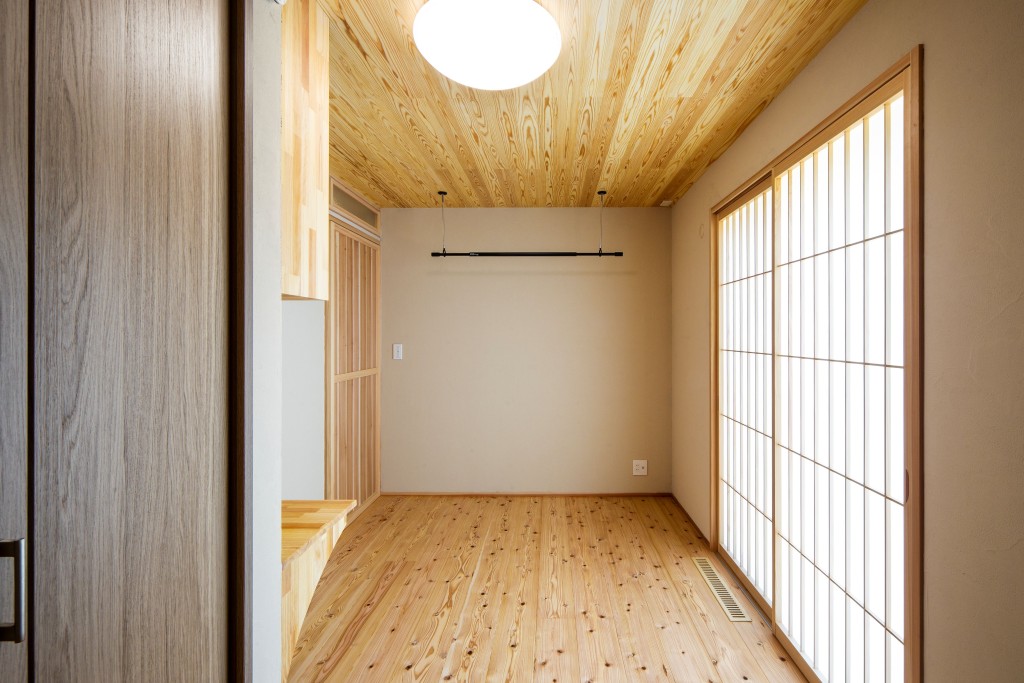 スキップフロアのある家